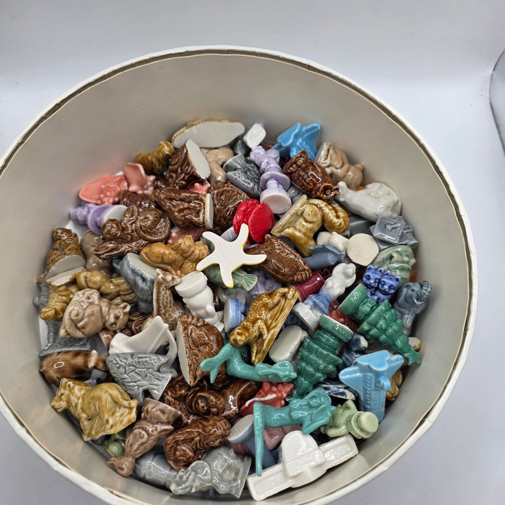 Huge 4.8 LB Wade Whimsies Red Rose Tea Figurines Mixed Collection Bulk Lot